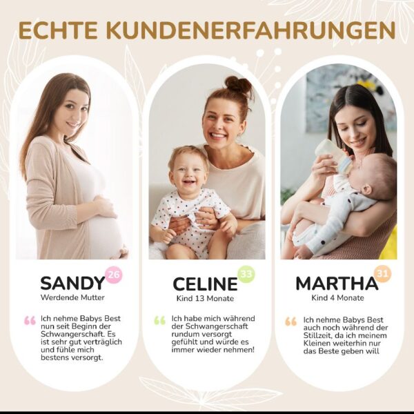 Babys Best Formula® Vitamine Nährstoffe - Mütter & Babys