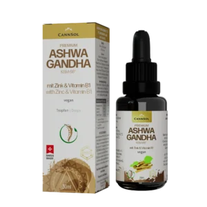 CannSol Premium Ashwagandha mit Zink und Vitamin B1